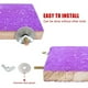 thumbnail image 3 of 6 piezas Soporte para percha de pájaros Plato de soporte para juguetes de loro Jaula de palo para moler garras de color arena Juego de accesorios para jaula, 3 of 5
