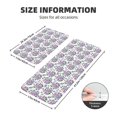 thumbnail image 2 of Sikiie Violets Flowers Kitchen Mat 2 PCS Cushioned Kitchen Rug, Waterproof Non-Slip Kitchen Mats for Kitchen, Floor Home, Sink, Laundry, 2 of 6