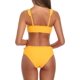 thumbnail image 2 of Trajes de baño para Mujer Bikini Bandeau con Ribete de Volantes Amarilla M Amarilla M Xishao ropa, 2 of 2