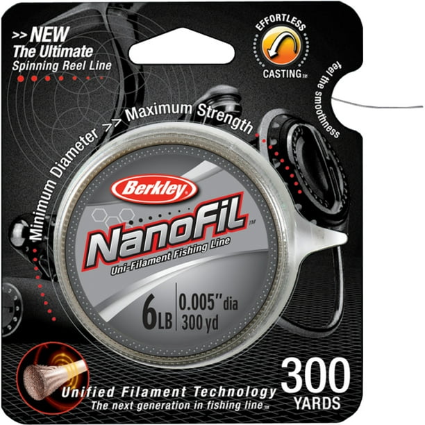 Berkley Nanofil Uni Filament Fishing Line 10lb 4 5kg Walmart Com