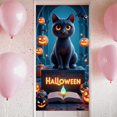 thumbnail image 6 of Decorative Design Halloween Banner Cat Theme Pumpkin Decoration Polyester Material Event Decor for Halloween Party Indoor Celebration Outdoor Decoration, 6 of 9