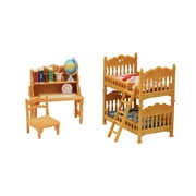 Calico Critters Children's Bedroom Set, Dollhouse Furniture and Accessories