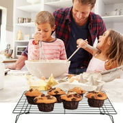 3 Tier Cooling Rack, iPstyle Stackable Baking Rack Shelf, Kitchen Cookie Cooling Baking Supplies