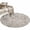 Gray, variant on Round Rugs 3Ft, Gray Brown Round Area Rug Washable Indoor Throw Carpet, Vintage Shabby Texture Making Old Small Non Slip Circle Rug for Bedroom Living Room Home Decor Aesthetic