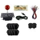 thumbnail image 1 of Kit de bricolaje para juegos de arcade de 1 jugador con mango de joystick, piezas de repuesto, componentes de fácil instalación con botones a presión Negro, 1 of 10