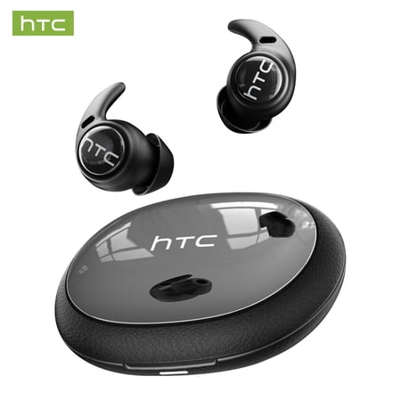 HTC NE76 Sleep Earbuds, Ultra Thin Bluetooth 6.0 Wireless Earbuds for Side Sleepers with AI Translation and Noise Reducing Design, Black