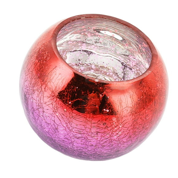 Candle Stand,Glass Candle Holder Cracked Glass Candlestick Candle Decoration Finest Materials
