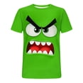 thumbnail image 4 of VgaVtl Summer T-Shirt for Men Short Sleeve Funny Shirts for Men Vacation Green Casual Running Regular Graphic Tops, 4 of 5