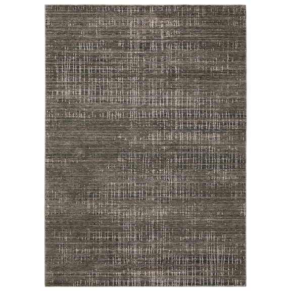 Oriental Weavers Nebulous Area Rug - 751D9 - 9'10" x 12'10" - in Charcoal/ Grey - Modern Style, Stain Resistant, Family and Pet Friendly , Family, Dining, Living Room Rug