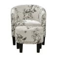 thumbnail image 6 of Convenience Concepts Take a Seat Churchill Accent Chair with Ottoman, Botanical Print, 6 of 9