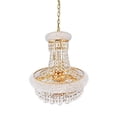 thumbnail image 5 of CWI Lighting Empire 8 Light Down Chandelier With Gold Finish, 5 of 5