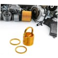 thumbnail image 3 of 6 pieces bicycle headset spacer set mountain bike headset bicycle spacer headset spacer bicycle headset base aluminum alloy golden, 3 of 5