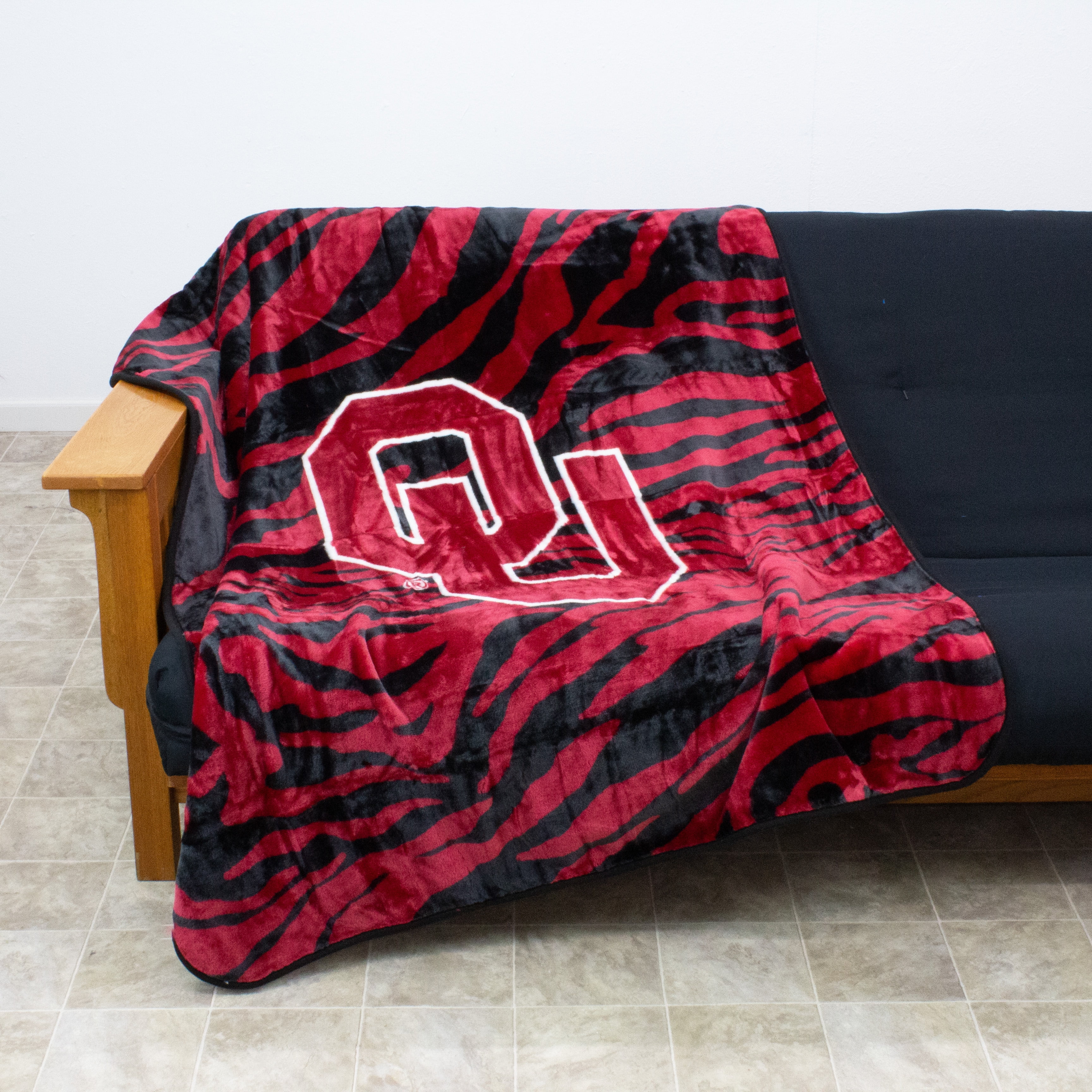 アウトドア寝具 SOL soonerorlater Big Jacquard Blanket College Covers Oklahoma Sooners Soft Raschel Throw Blanket - 60 x