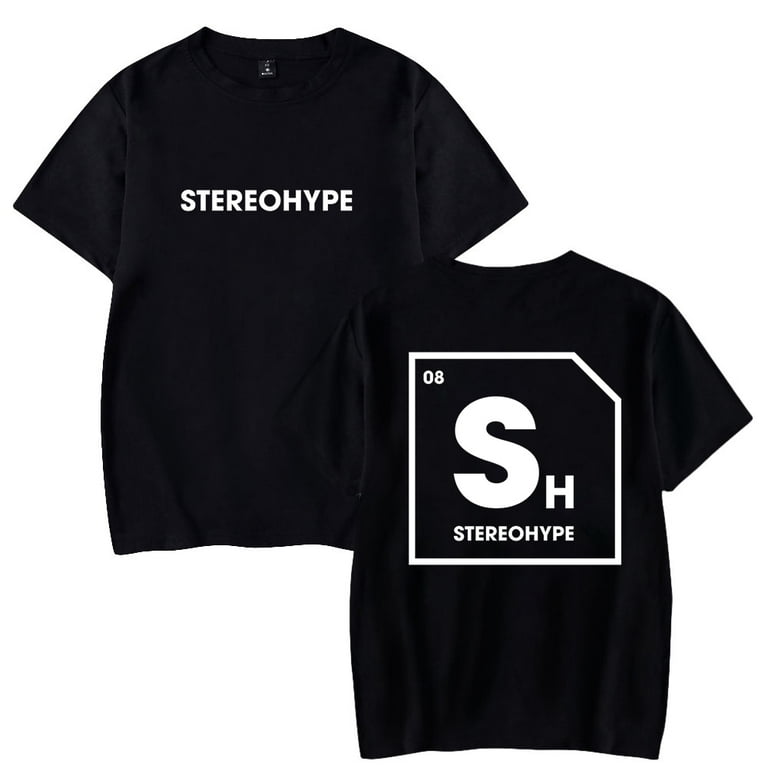 James Hype Stereohype T-shirt Crewneck Short Sleeve Tee Women