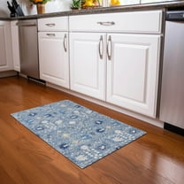 Addison Rugs Chantille Indoor/Outdoor Modern Abstract Denim Washable Rectangle Rug, 1'8" x 2'6"
