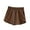 Coffee, variant on Diufon Cotton Womens Shorts Solid Color Sports Shorts Elastic Waist Athletic Shorts with Pockets