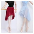 thumbnail image 3 of Ballet Skirt Dance Skirt Women Long Wrap Chiffon Dance Skirt Ballet Skate Skirt Adjustable Buckles Ballerina, 3 of 7