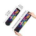 thumbnail image 4 of Naloa Neon Pop Art Pitbull Ankle Socks for Women Non Slip Socks No Show Socks Classic Low Cut Casual Socks Casual Socks, 4 of 7