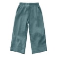 thumbnail image 3 of Vividxx Pants For Girls Kids Girls Long Pants Baggy Elastic Waist Basic Trousers Casual Joggers Classic 9-10 Years, 3 of 4