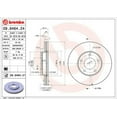 thumbnail image 2 of Brembo 09.9464.21 BRAKE ROTORS Fits select: 2004-2009 MAZDA 3 I, 2 of 2
