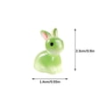 thumbnail image 3 of Easter Luminous Moss Ornament, 3 Inch Hand-Painted Resin Figurine – for Mini Garden, Tabletop, Party Decor – Multicolor, 3 of 7