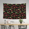 thumbnail image 4 of Easygdp Red Chili Tapestry Wall Hanging, Wall Tapestries for Bedroom Aesthetic Living Room Office Decor 60x40in, 4 of 8