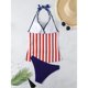 thumbnail image 4 of Trajes de Baño Sexy para las Mujeres, Impresión de Verano con Cojín de Pecho, sin Soporte de Acero Traje de Baño sin Espalda, 4 of 7