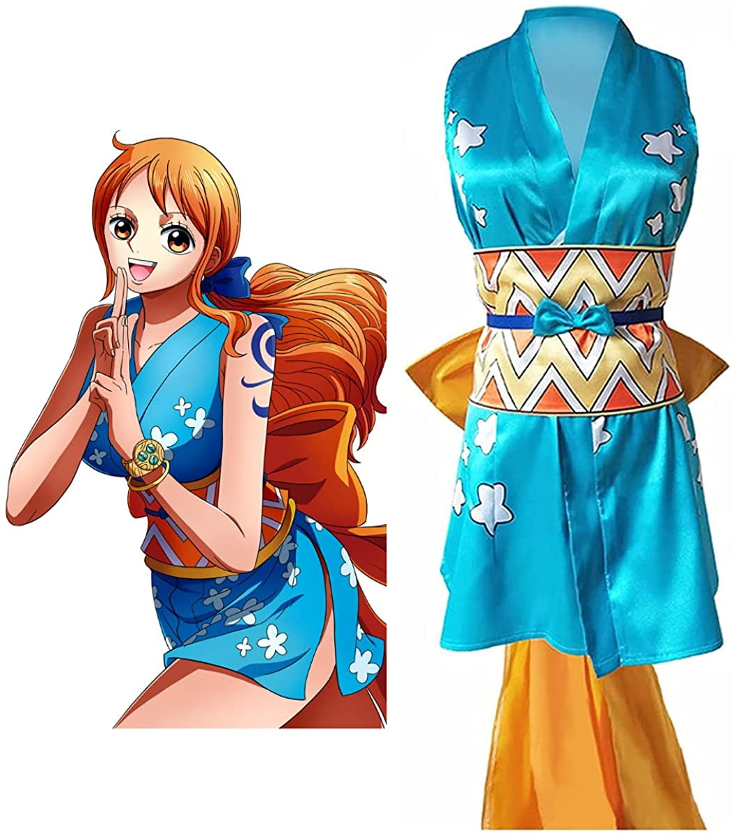 ONE PIECE Nami Lovely Sweet Dress Cosplay Costume Custom Made