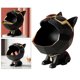 thumbnail image 5 of Titular de almacenamiento Gloria Resina gato escultura estatua Negro estatuas de escritorio, 5 of 8