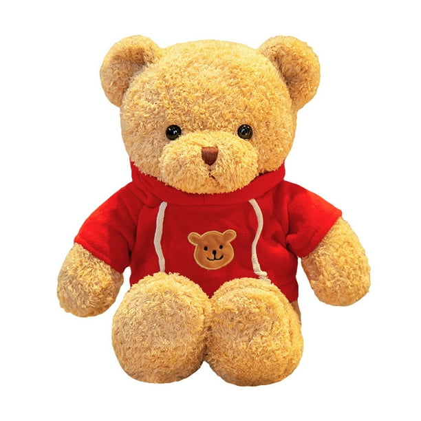 Muñeco de peluche con forma de oso de peluche con dibujos animados de peluche, 50 cm, con sudadera c