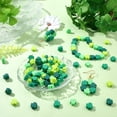 thumbnail image 4 of 1 Box 300pcs St. Patrick's Day Clover Beads Lucky Clover Beads Good Luck Shamrock Irish Green Three Leaf Shape Clay Loose Spacers, 4 of 7