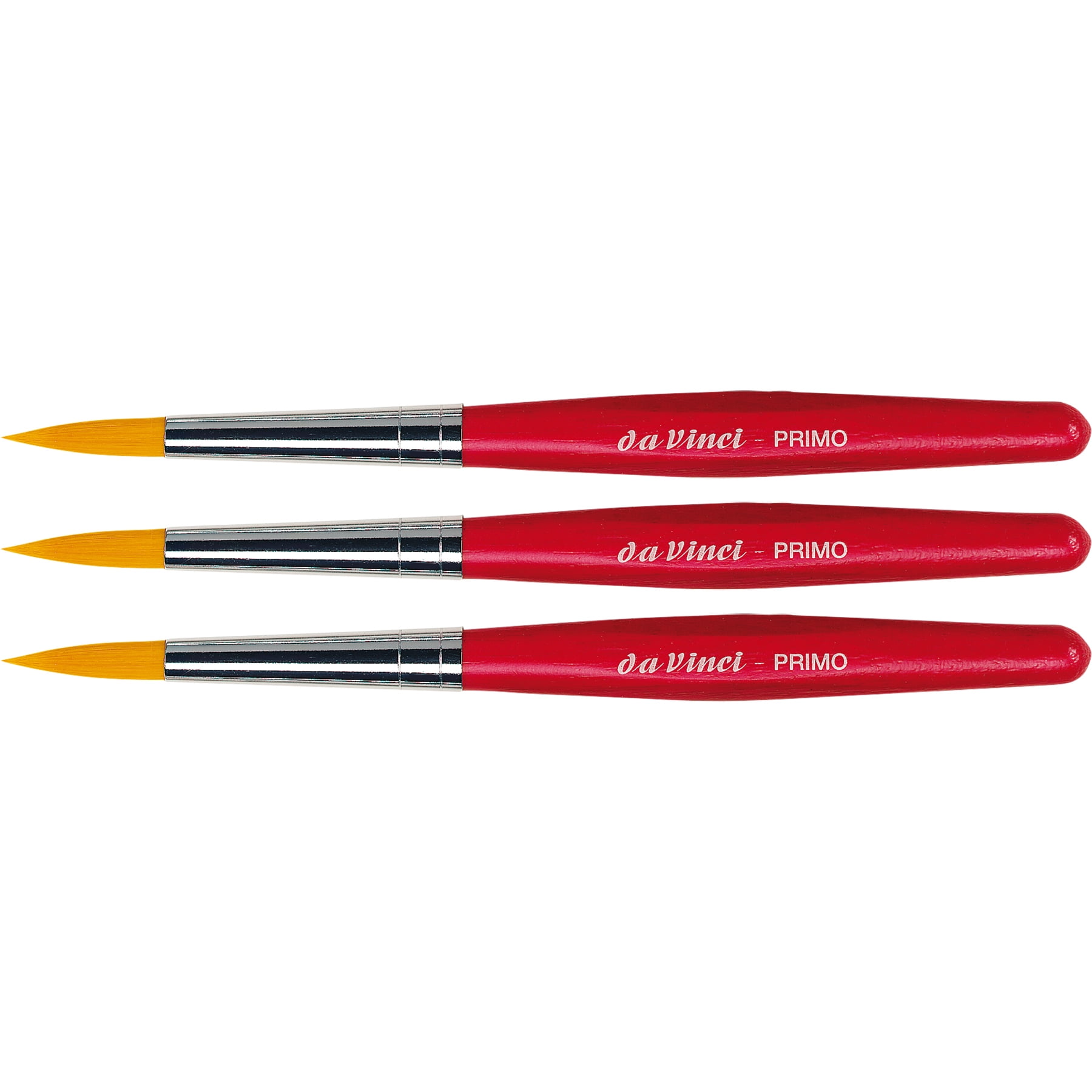 da Vinci PRIMO Preschool Brush, Synthetic, Tempera, Round, Series 353R, Size 12, Pack of 3