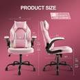 thumbnail image 4 of Rimiking High Back Gaming Chair, PC Office Chair, Computer Racing Chair, PU Office Chair, Ergonomically Designed Executive Swivel Chair, With Headrests And Lumbar Pillows, 4 of 7