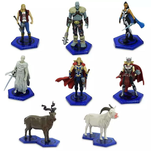 Marvel Avengers Thor: Love & Thunder 8-Piece PVC Figure Play Set