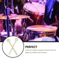 Weijiyouyu 2Pcs Drum Mallets Sticks Percussion Mallets with Wood Handle
