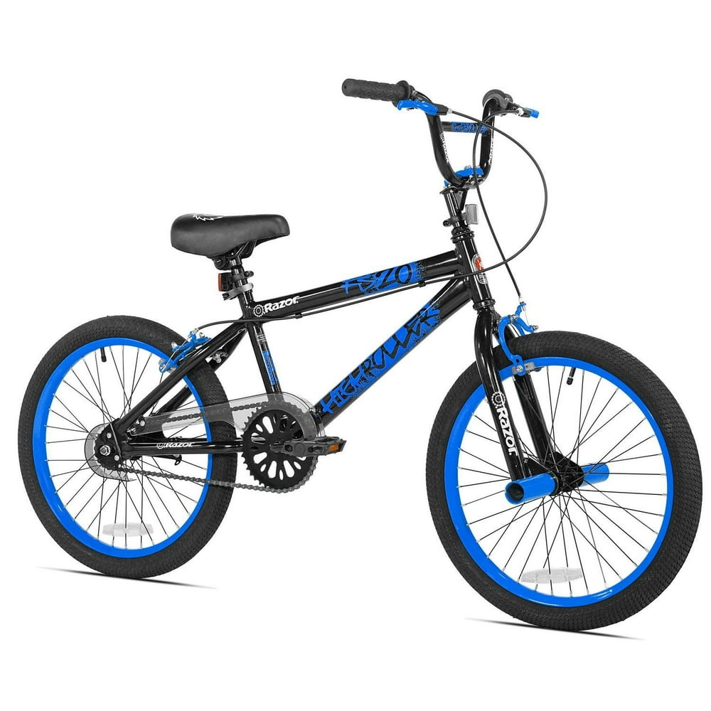 razor high roller bmx/freestyle bike, 20inch, blue