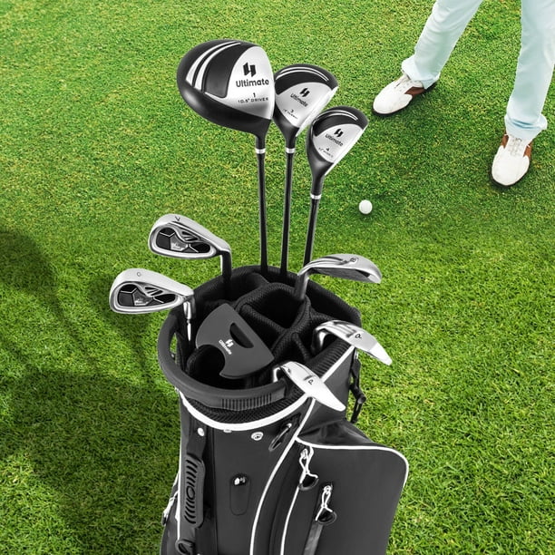 Costway Men's Complete Golf Clubs Package Set 10 Pieces Includes