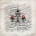 thumbnail image 3 of OnRei 12x12 Black Modern Framed Museum Art Print Titled - Chandeliers C, 3 of 5