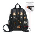 thumbnail image 5 of FORMRS School Backpack with Front Zippered Pocket 12" Elementary Student Travel Daypack, Pixel Cat, 5 of 6