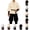 Beige, variant on JOANKDMI 2 Piece Mens Renaissance Medieval Costume Lace Up Henley Shirt and Jogger Loose Fit Pants Halloween Pirate Role Play Theatrical Casual Outfit Set
