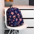 thumbnail image 2 of Gukieu American Stars Print Backpack, Waterproof Backpack with Adjustable Shoulder Straps, Suitable for Campus, Business, Travel, Unisex, 2 of 6