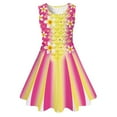 thumbnail image 2 of KYAIGUO Kids Girls Sleeveless Princess Dresses Toddler Summer Birthday Sundress Swing Dresses for 4-13 Years Old, 2 of 9