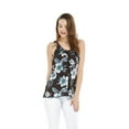 thumbnail image 3 of Hawaii Hangover Women's Hawaiian Tank Top in Midnight Bloom XL, 3 of 5