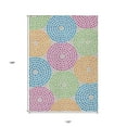 thumbnail image 3 of 10' X 14' Purple Green And Aqua Geometric Washable Indoor Outdoor Area Rug, 3 of 5