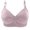 Light Purple, variant on Wutalume Women's Full Bust Thin Bras - Wireless Lifting Support Bra, Soft Fabric Comfort Bra for All-Day Confidence,Complexion 3XL