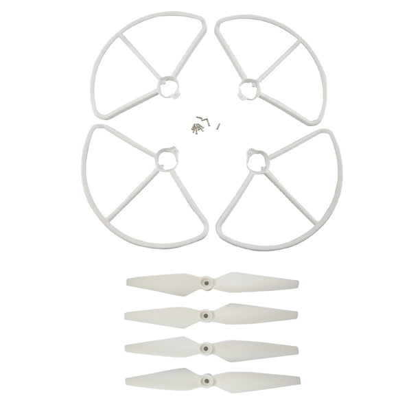 4 Piezas de Soporte de Hélice Y Cubierta Protectora para B2C 2 Piezas de RC Blanco