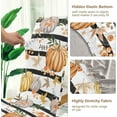 thumbnail image 4 of Autumn Fall Pumpkins Thanksgiving Day Dining Chair Covers Set of 4 Spandex Stretch Chair Covers Decoration for Home Party Hotel Wedding, 4 of 6