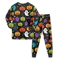thumbnail image 5 of Leey-World Halloween Pajamas Toddler Halloween Pajamas for Girls Long Sleeve and Pants Nighty PJS 2-piece Set, 5 of 9
