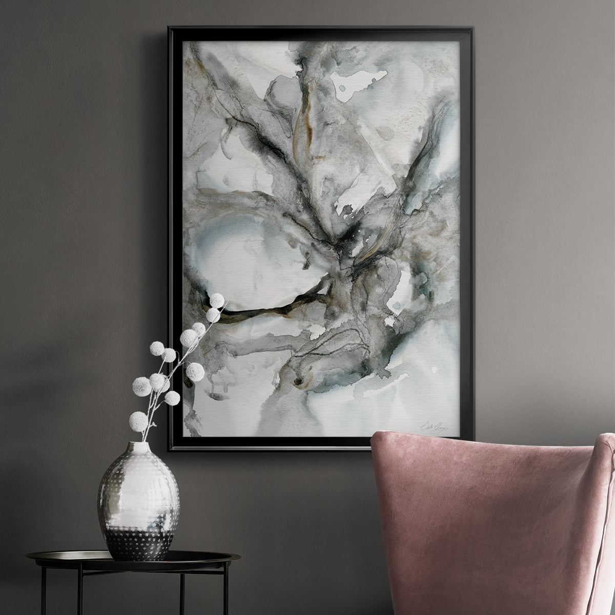 Marble Harmony Premium Framed Print - Ready to Hang