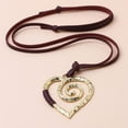 thumbnail image 6 of YIEMEEN Vintage Heart Pendant Necklace Female Temperament Collarbone Chain Choker, 6 of 16